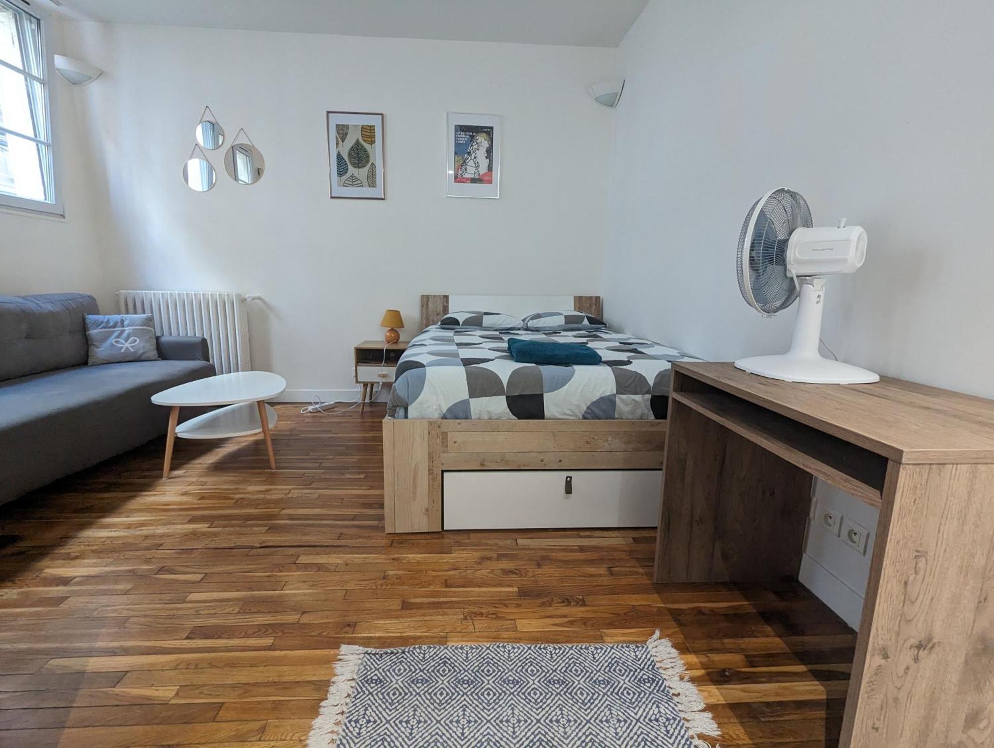 Studio Jaures - Equipped Studio Near Paris With Private Bathroom Montrouge Exterior foto