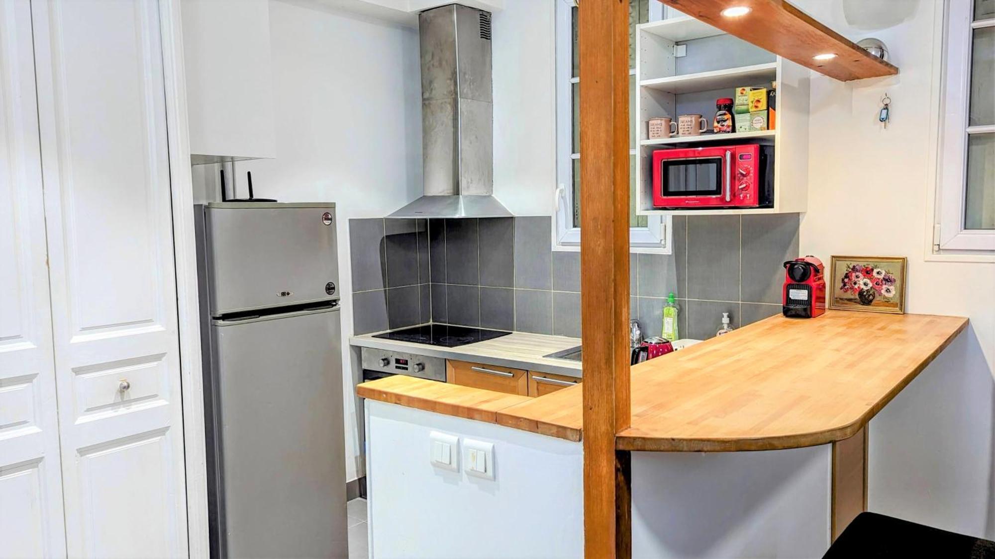 Studio Jaures - Equipped Studio Near Paris With Private Bathroom Montrouge Exterior foto